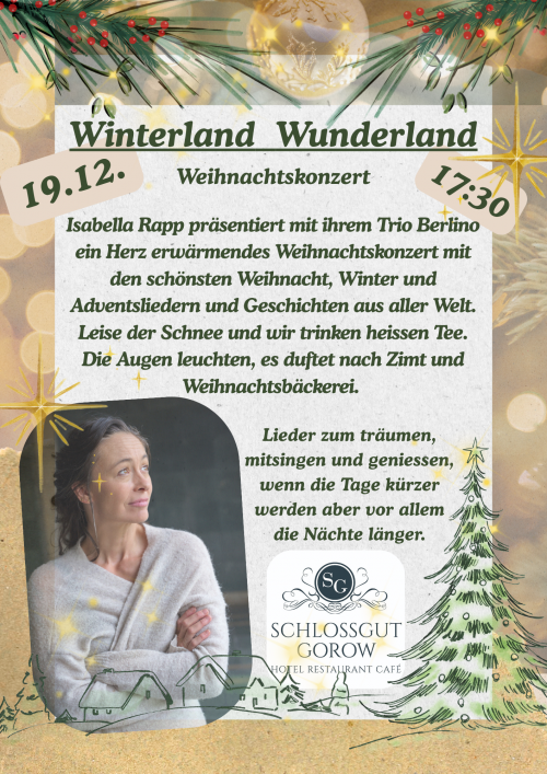 Winterland  Wunderland  - Konzert mit Trio Berlino